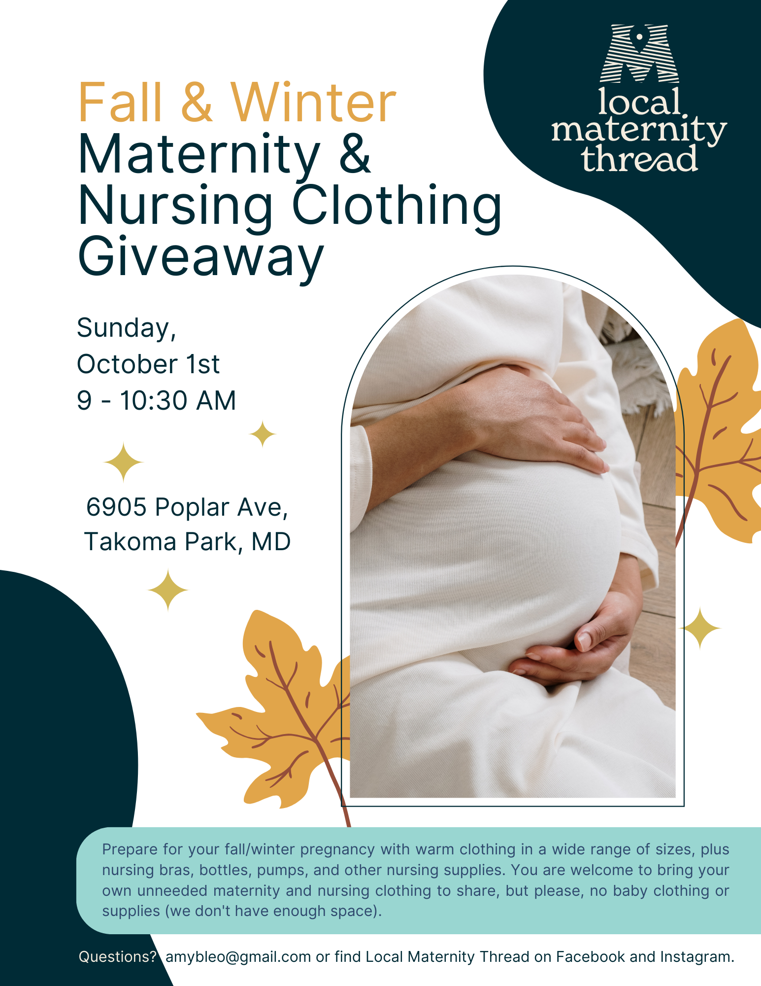 Fall & Winter Maternity & Nursing Clothing Giveaway